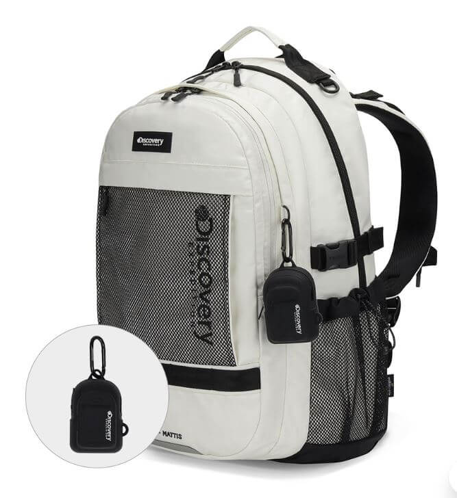 디스커버리 라이크 에어 매티스 백팩 라이트그레이