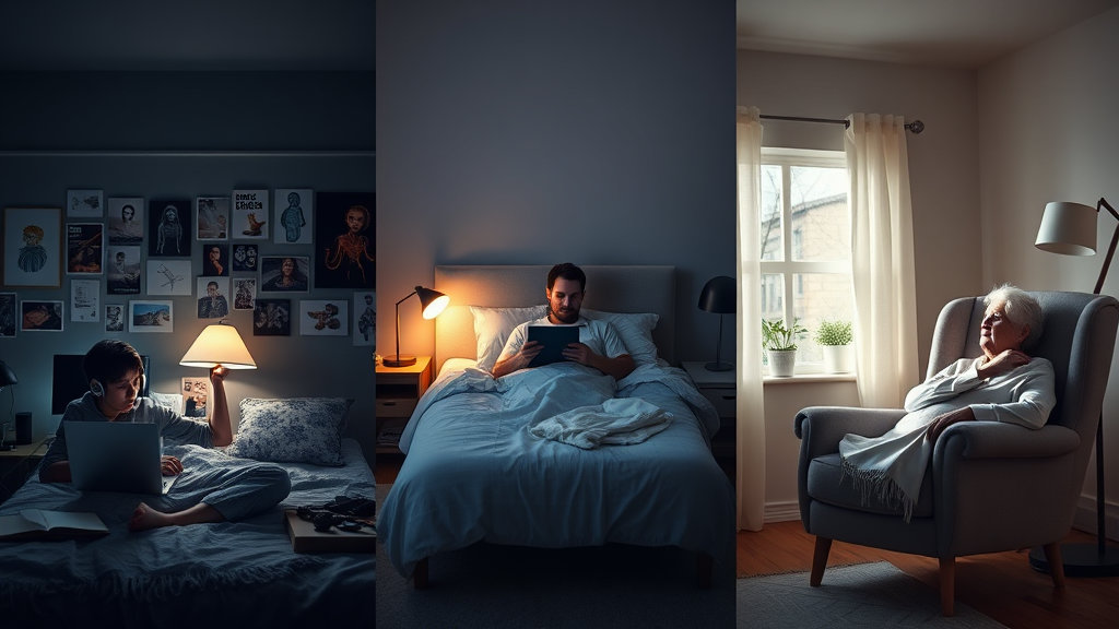 세대별 수면 패턴 변화