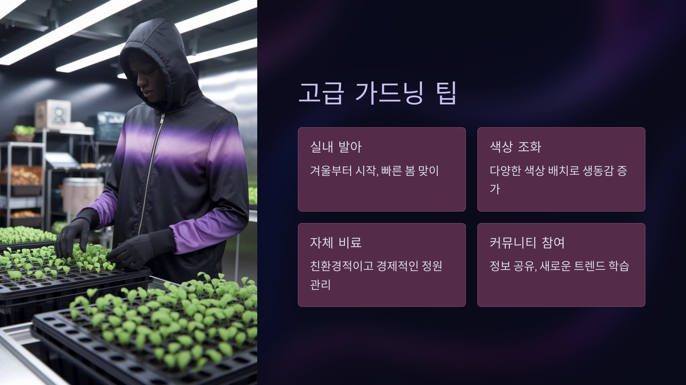 계절을 앞서가는 고급 가드닝 팁