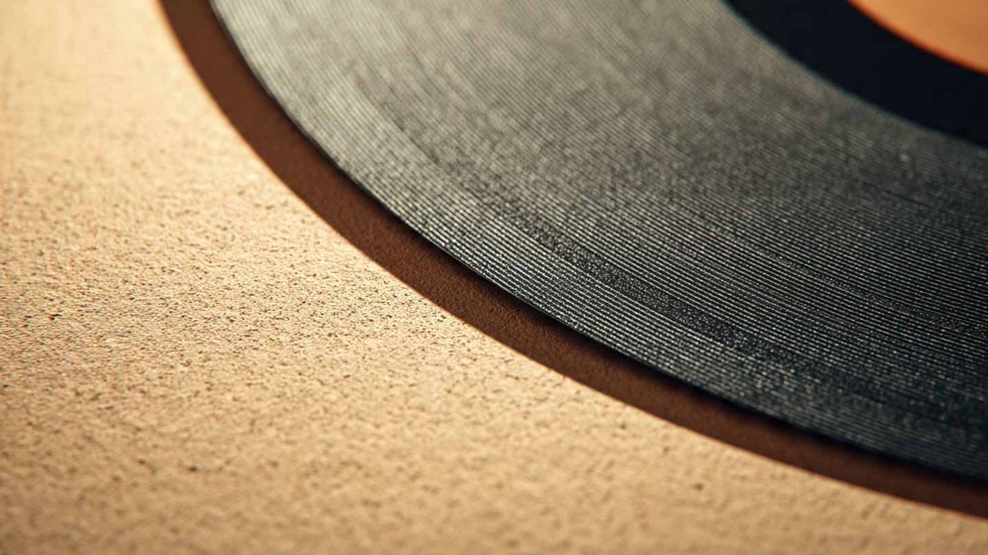 12인치 재킷 디테일(종이 질감과 인쇄감)