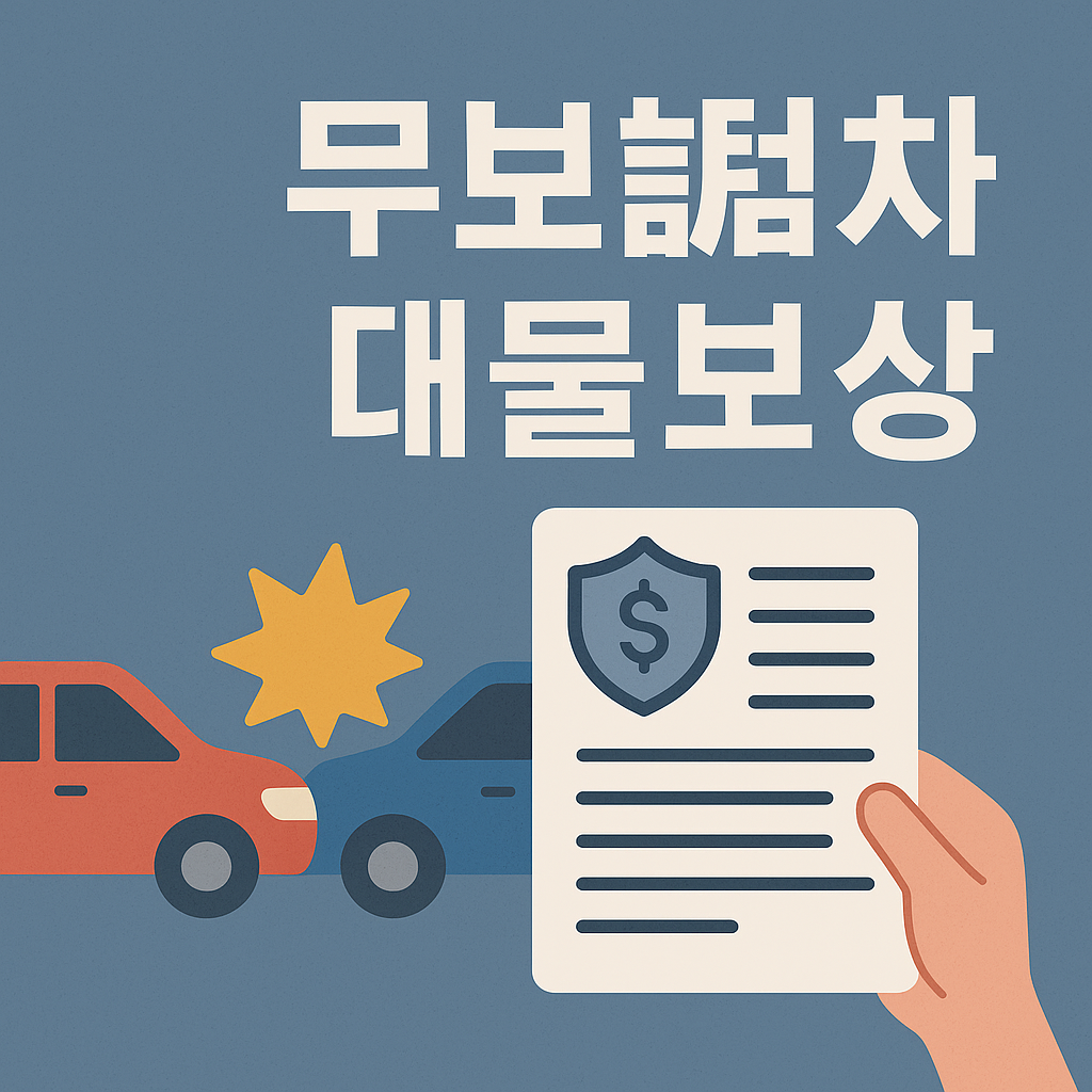 무보험차 대물보상 신청방법