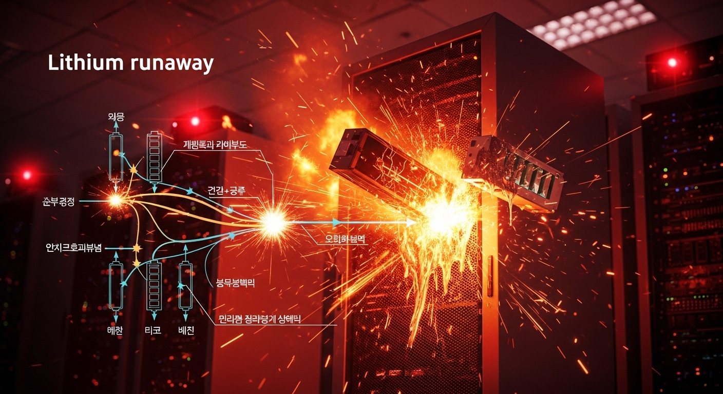 UPS 리튬배터리 열폭주가 멈춘 대한민국