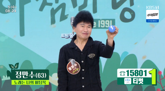 &#39;아침마당&#39; 정만수 [사진=KBS]