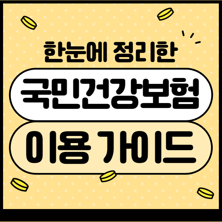 국민건강보험제도, 이용 가이드