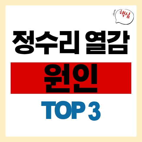정수리 열감 원인