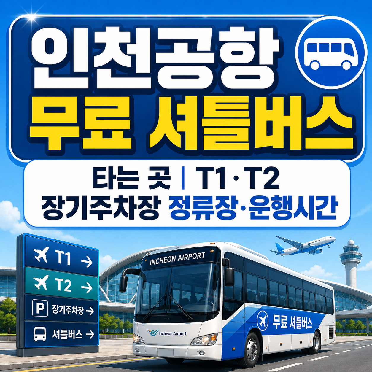 인천공항 무료 서틀버스 타는 곳