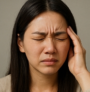 머리가 찌릿찌릿 아파요