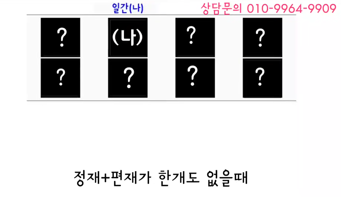 정재 편재가 0개 일때