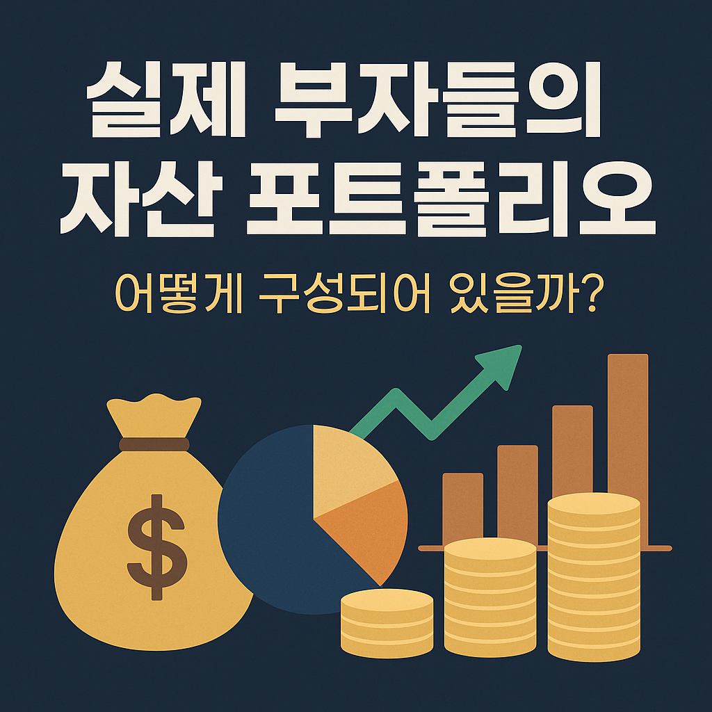 실제 부자들의 자산 포트폴리오, 어떻게 구성되어 있을까?