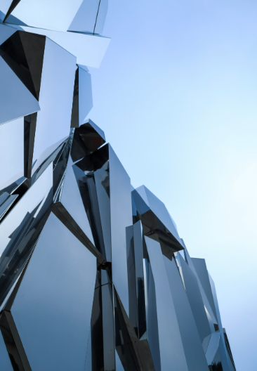 빙하미술관 V자형 통로, 파노라마 뷰