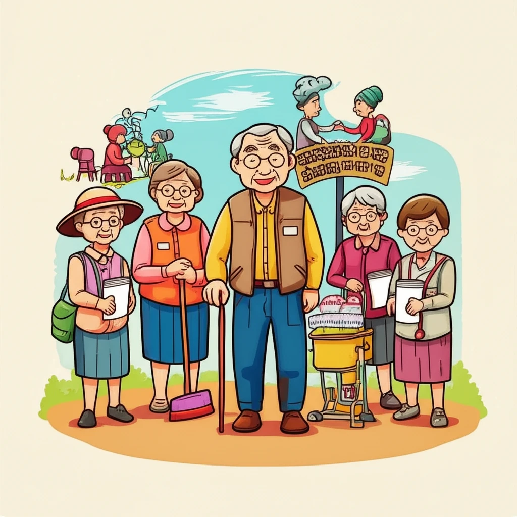 홍성군 시니어클럽 노인일자리 모집 기..