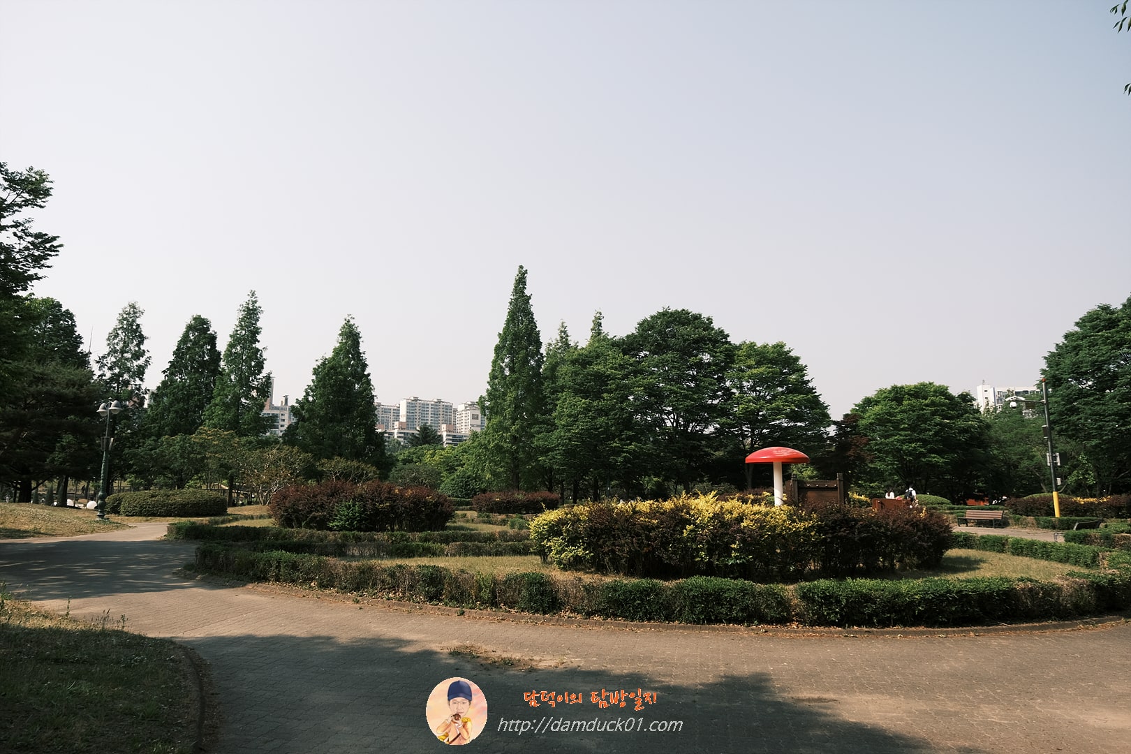 경기아트센터에서 효원공원 가는 길