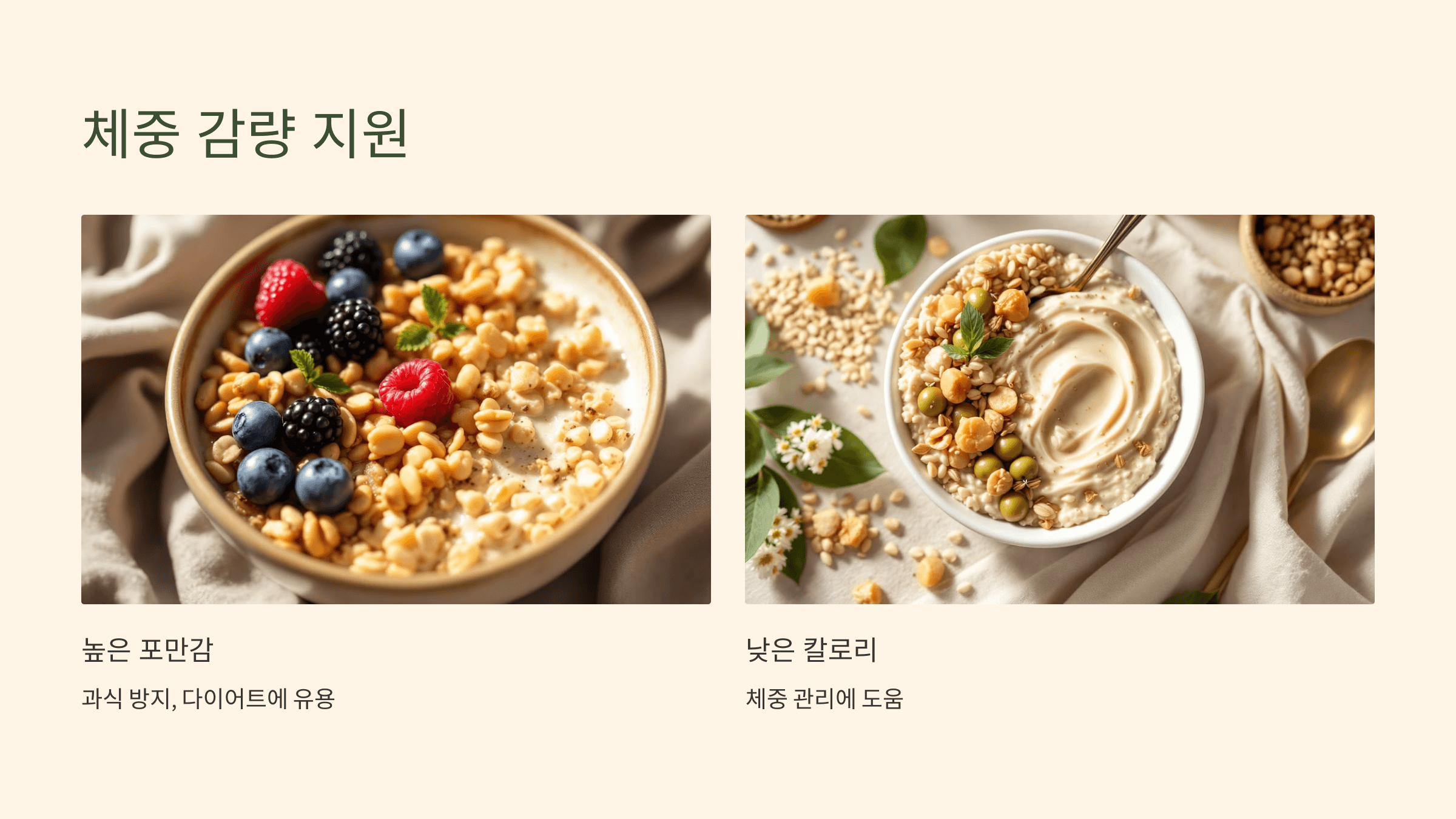 오트밀 사진입니다.