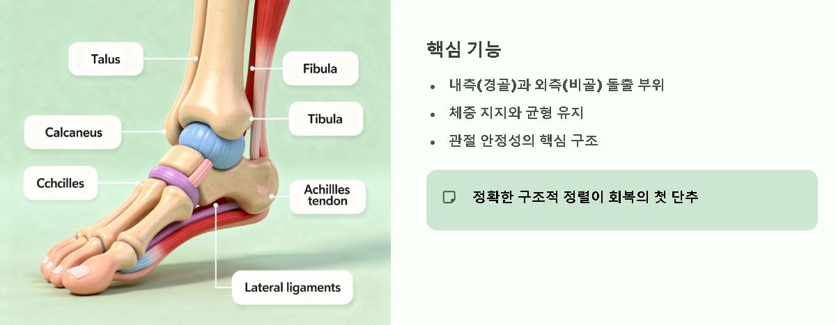 복숭아뼈 골절 완치 기간