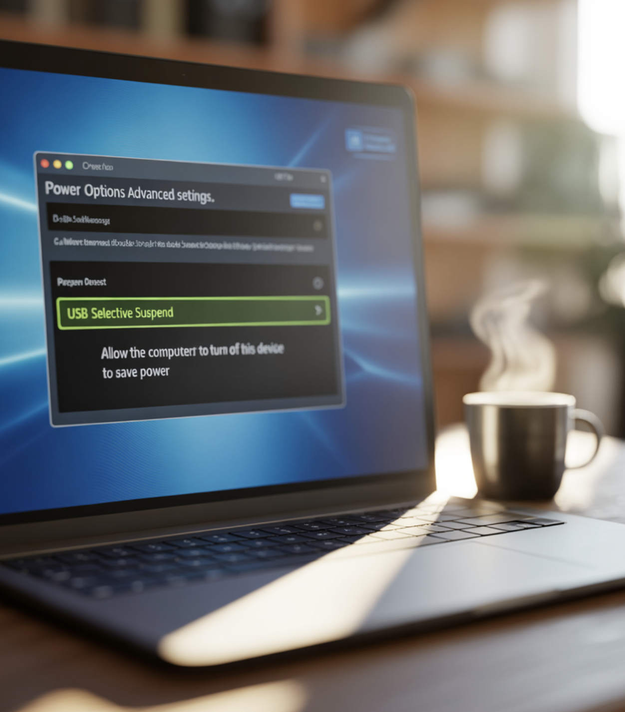 3. USB 장치의 미련&amp;#44; &lsquo;선택적 절전 모드&rsquo; 해제