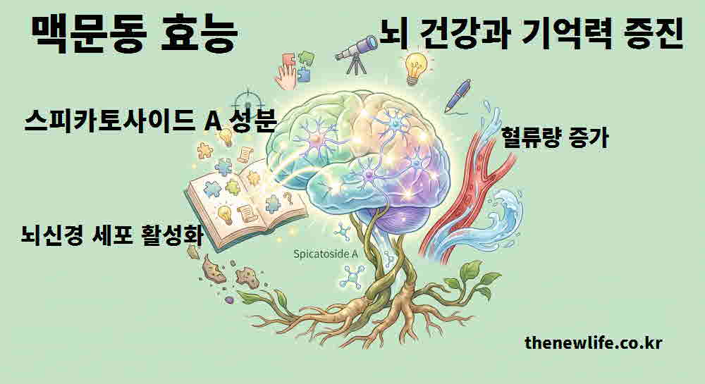 맥문동 효능 뇌 건강 기억력 증진