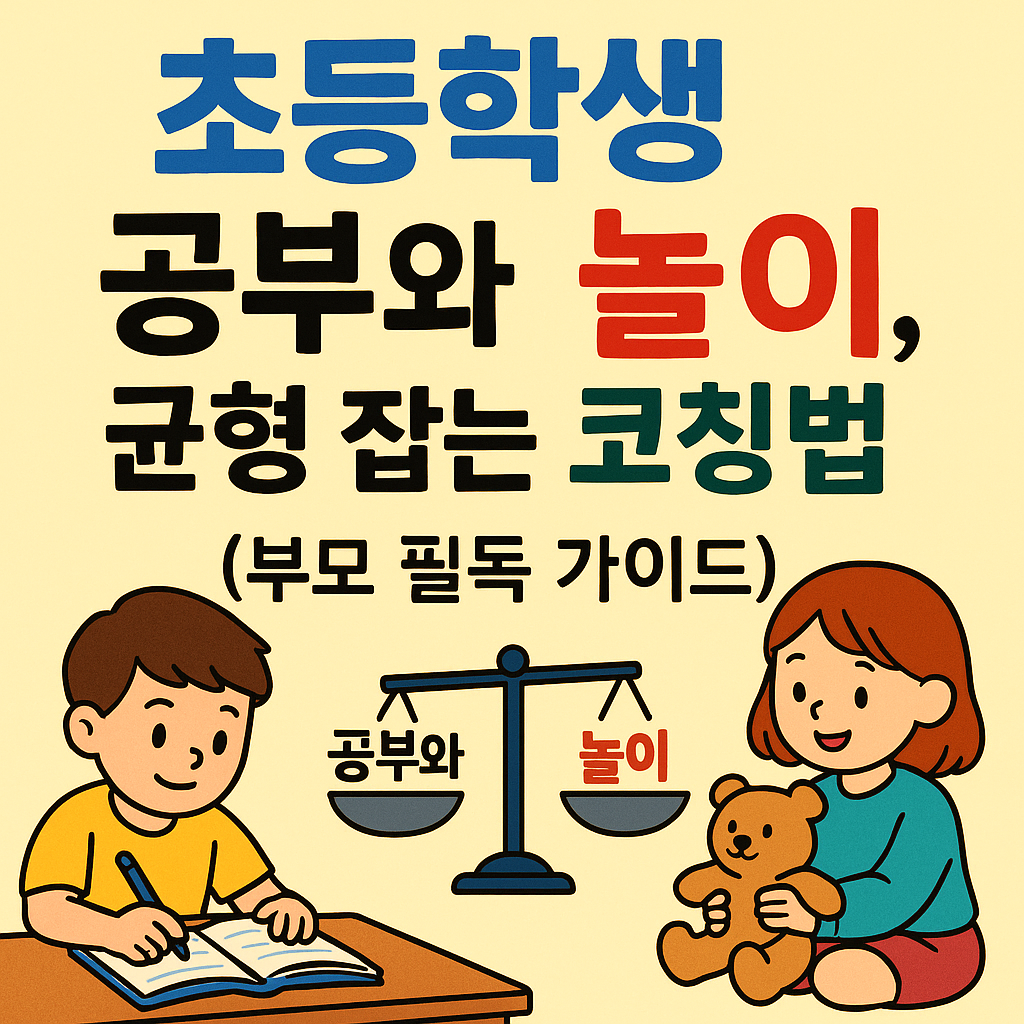 초등학생 학습법_균형잡은 코칭팁_썸네일