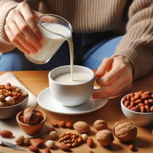 우유와-견과류-궁합