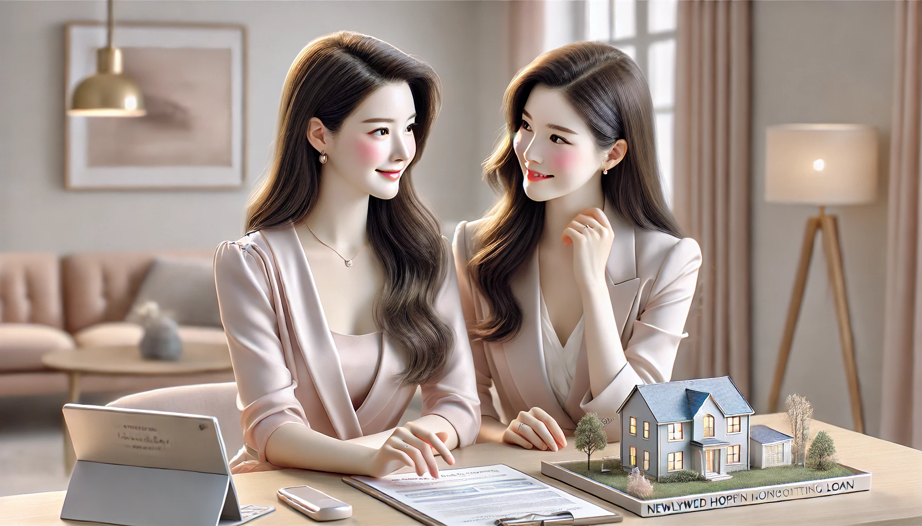 신혼희망타운 주택담보대출 대상자 확인하는 이미지