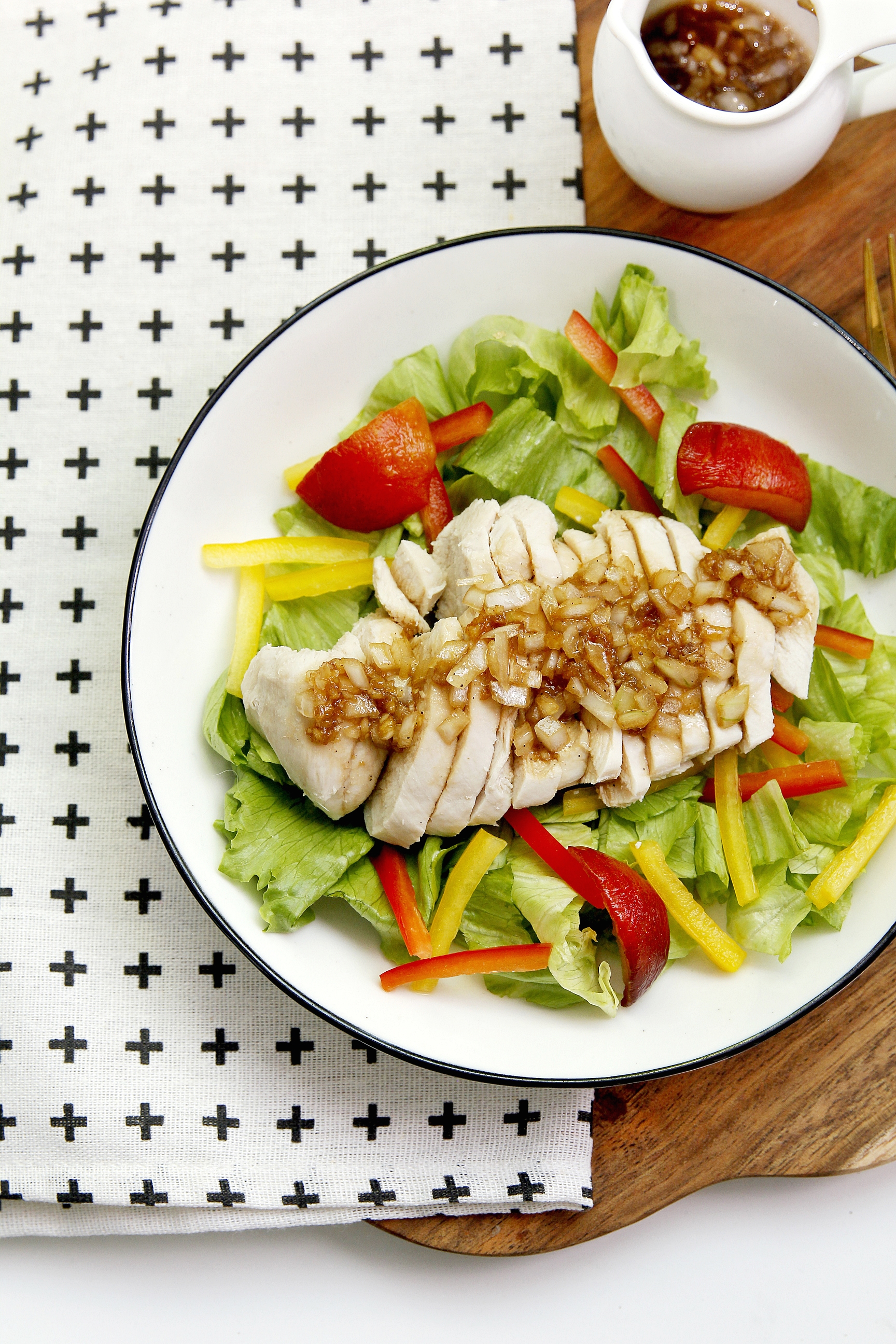 닭가슴살샐러드_오리엔탈소스