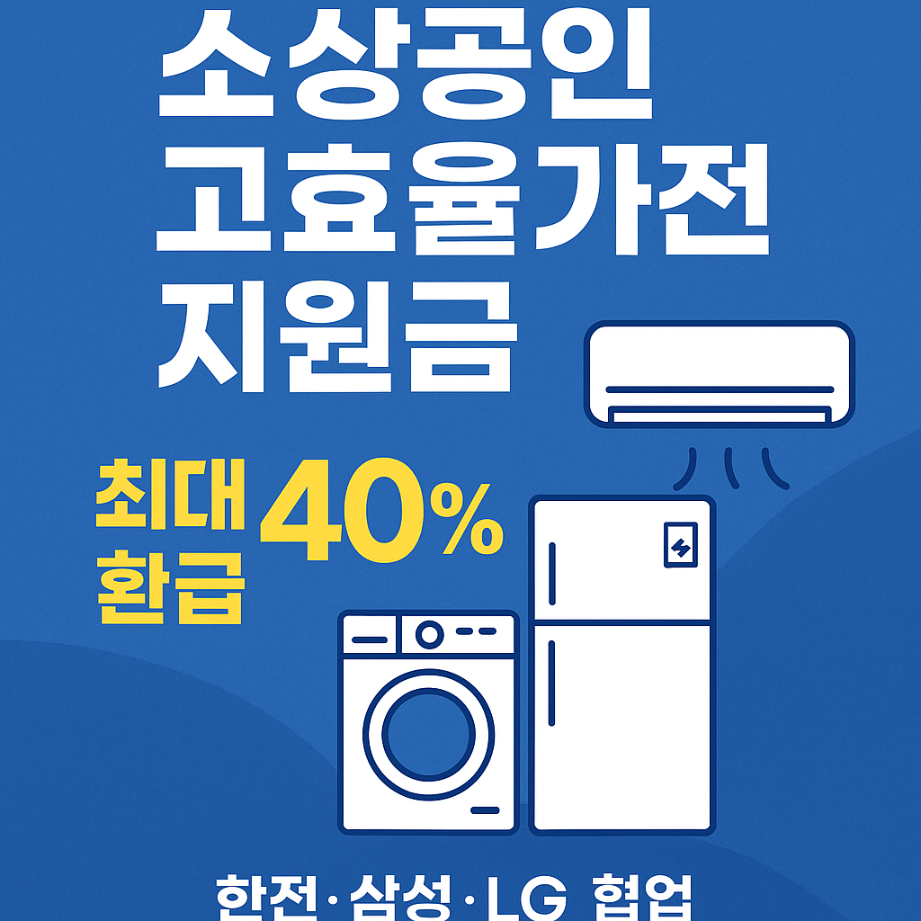 소상공인 고효율가전지원