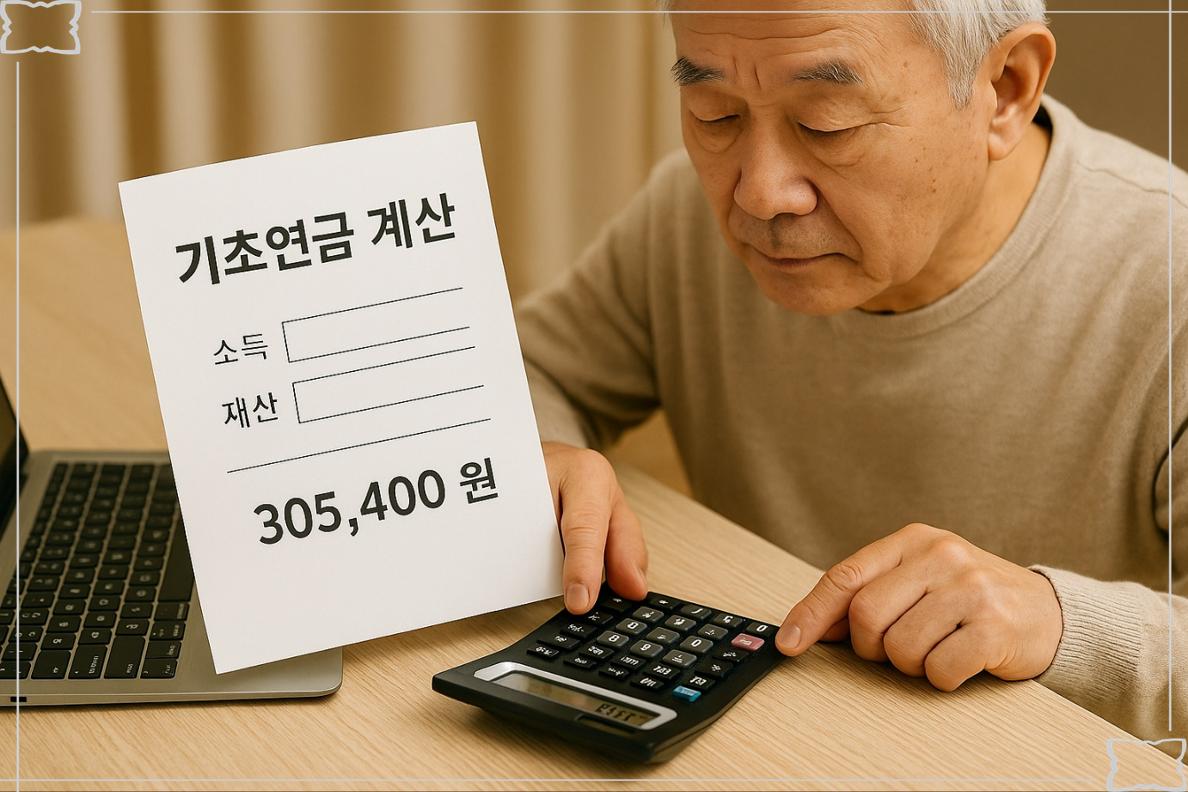 기초연금 계산중