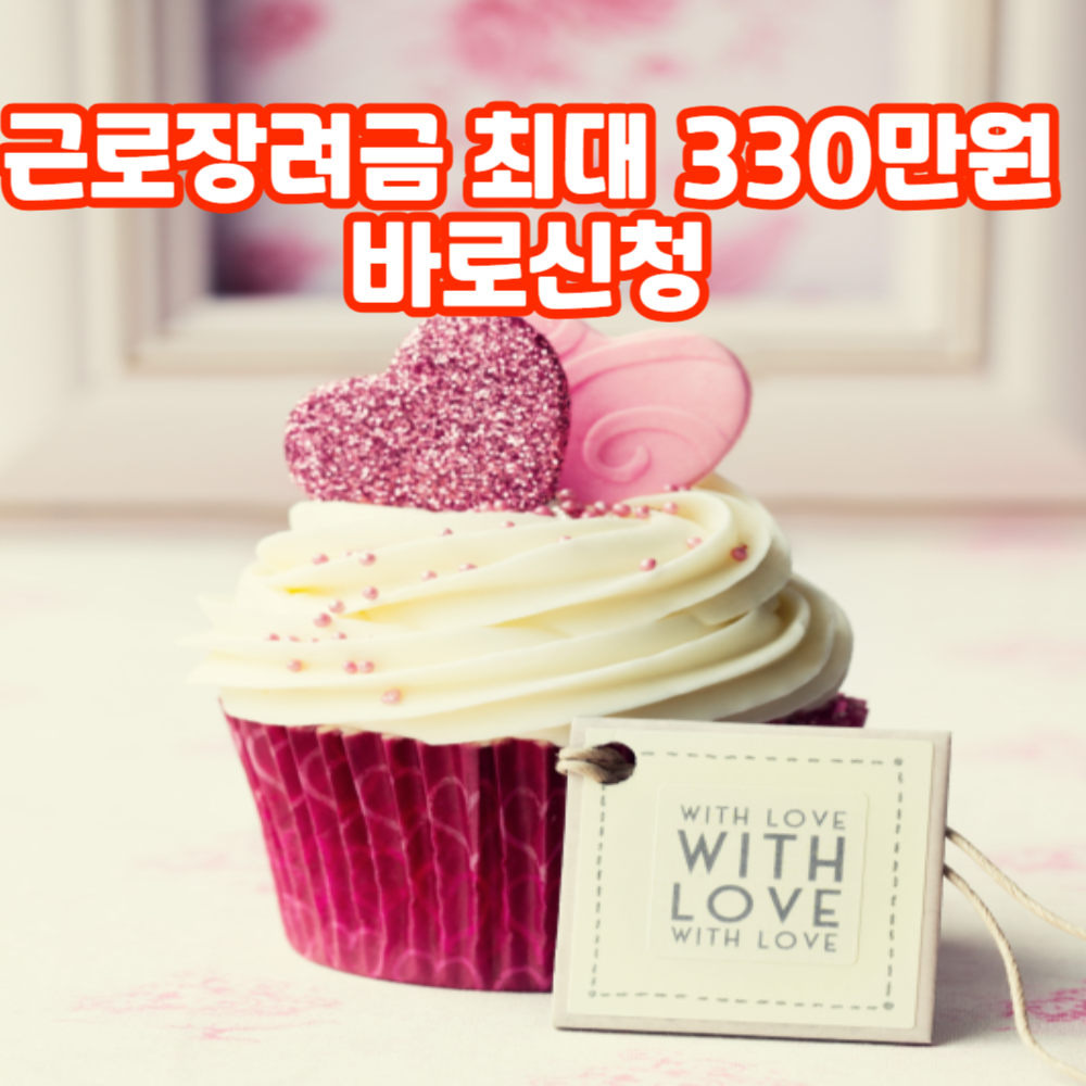 근로장려금 신청안하면 최대 330만원 손해 봅니다