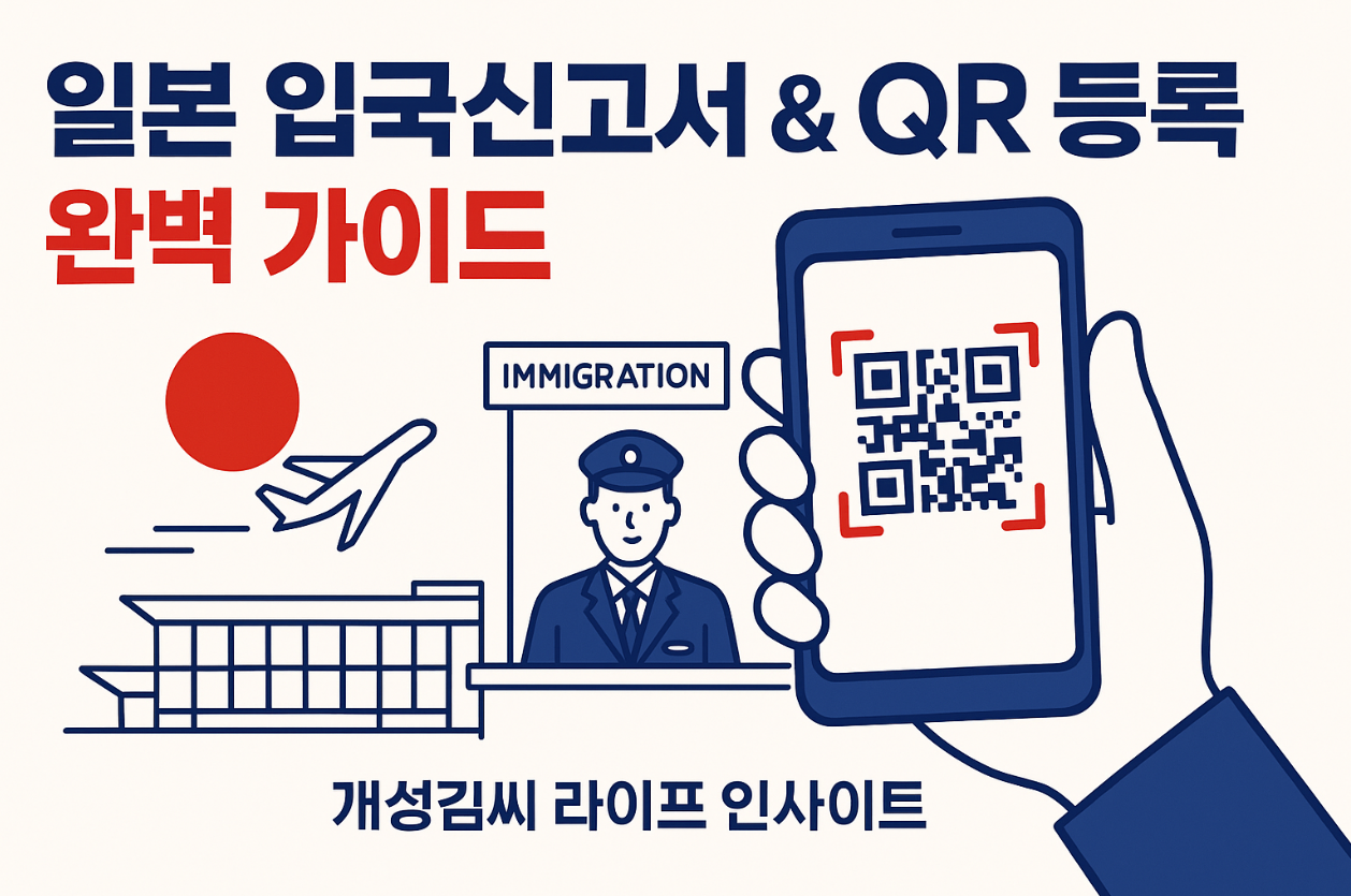 일본 입국신고서 작성법,비짓재팬 웹 QR 등록,동반가족 입국 등록,일본 세관 면세신고 방법,visit japan web 활용법