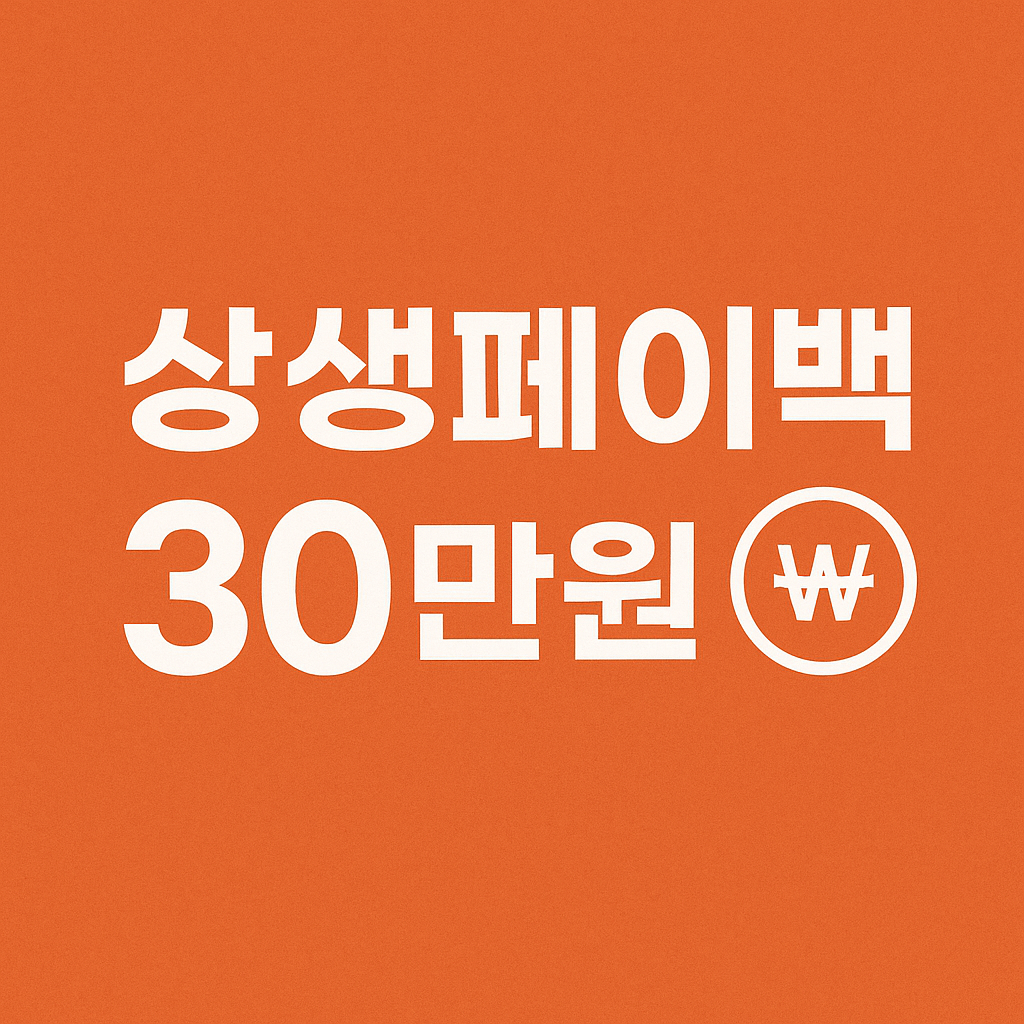 상생페이백 30만원
