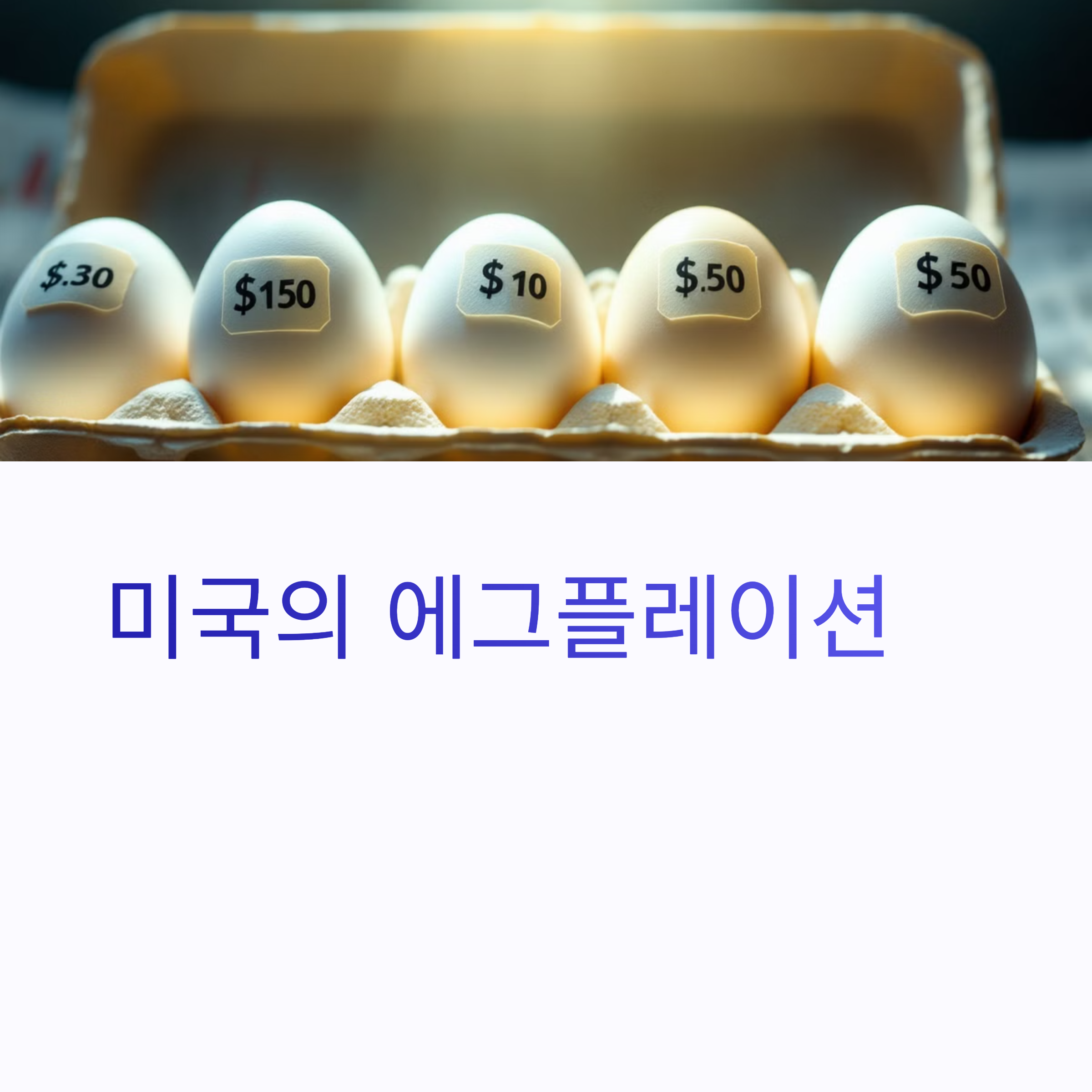 미국의 에그플레이션: 원인, 영향 및 투자 기회