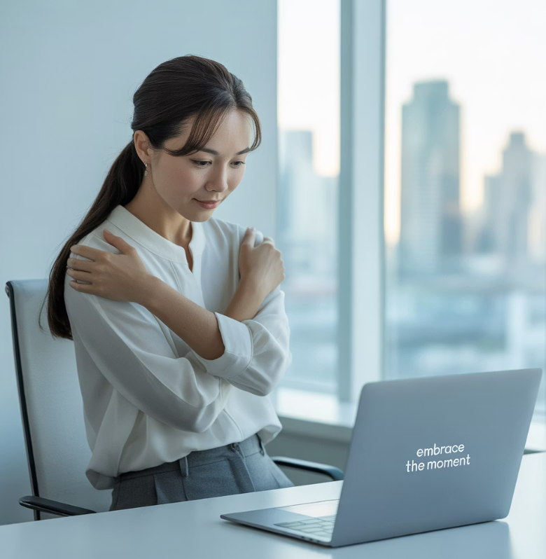 '나'를 안아주는 셀프 허그의 힘