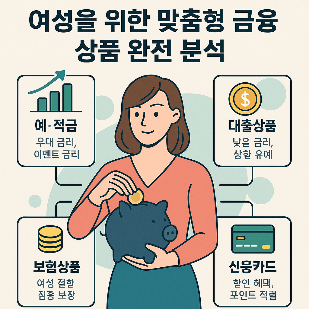 여성을 위한 맞춤형 금융 상품 완전 분석