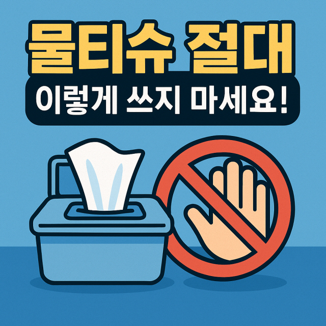 티슈 절대 이렇게 쓰지 마세요! 물티슈 종류별 용도 완벽정리