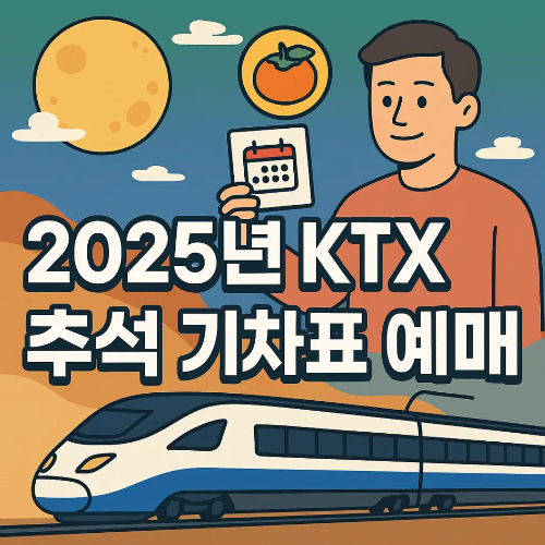 썸네일-2025년-KTX 추석 기차표 예매