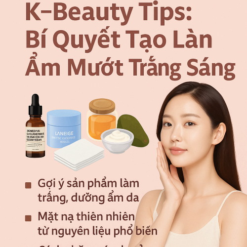 K-Beauty Tips: Bí quyết để có làn da trắng sáng và căng mướt như sao Hàn