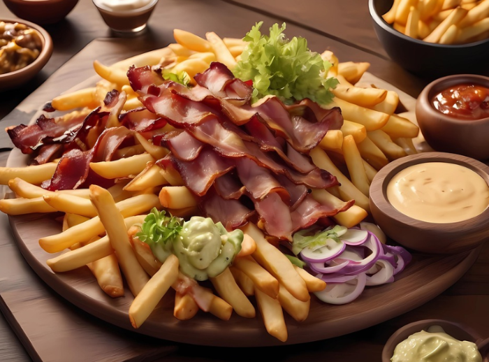 LDL 콜레스테롤 높이는 음식 베이컨 감자튀김 고지혈증 식습관 예시