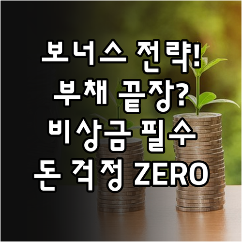 재정 안정 로드맵 연말 보너스 부채 ..