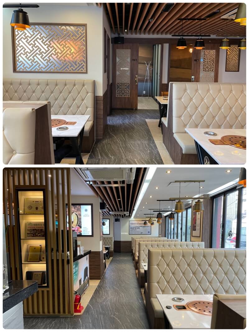 강남 맛집 청담25 울릉도 자연산 돌미역국 - 홀좌석