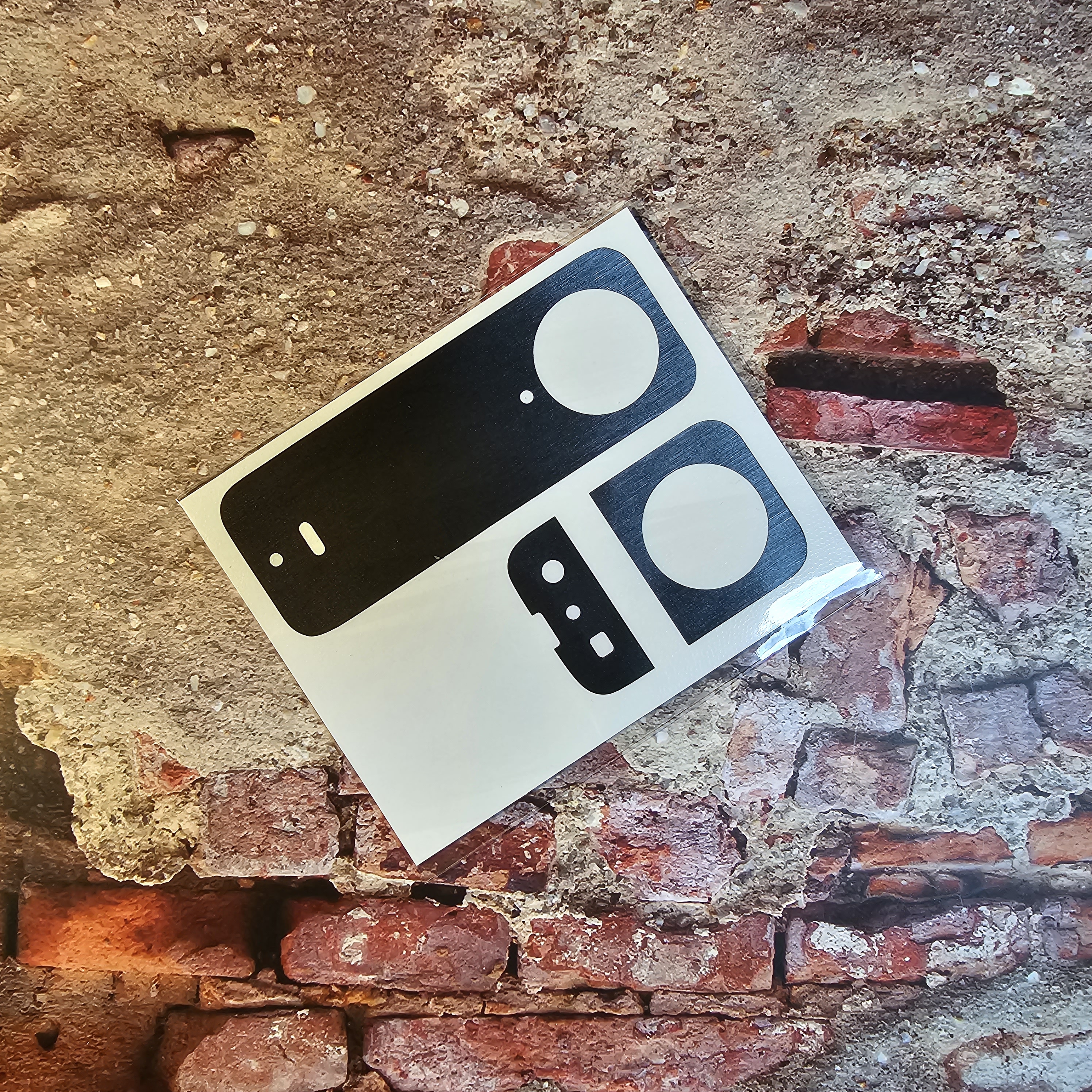 인스타360 X3 PVC 스티커 보호 필름 검정 메탈