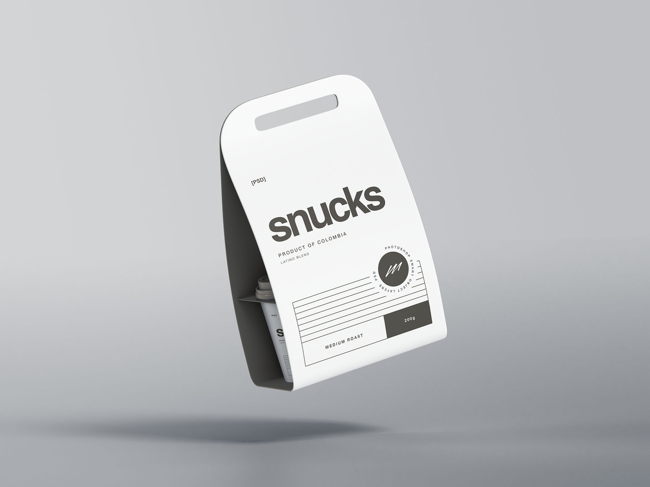 커피 컵 패키지 목업(Coffee Cup Bag Mockup)