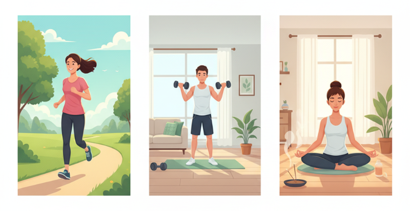 약물 치료만으로는 완전한 해결책이 아니며, 러닝, 덤벨 운동, 명상 같은 생활습관 개선과 병행해야 효과적입니다.