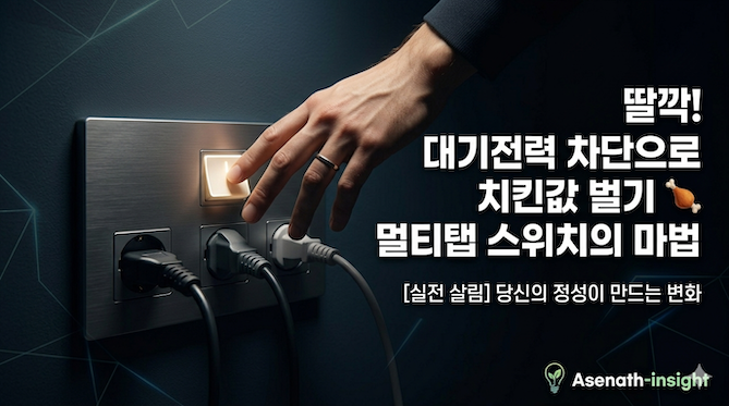 우리 집 숨은 전기 도둑, '대기전력' 완벽 차단하기