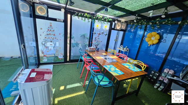 라플레르 풀빌라-지하층 테라스-바베큐장