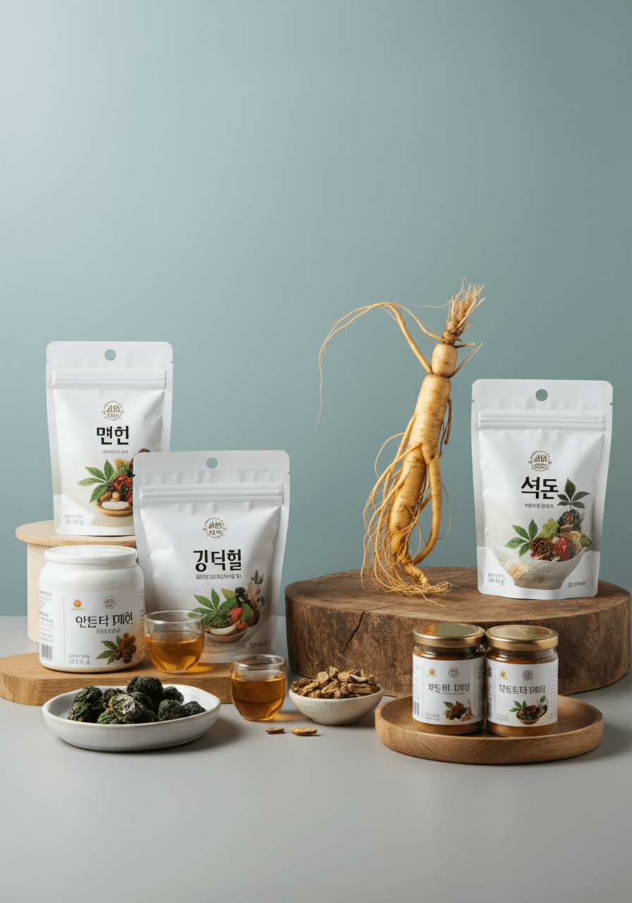 홍삼 사진입니다.