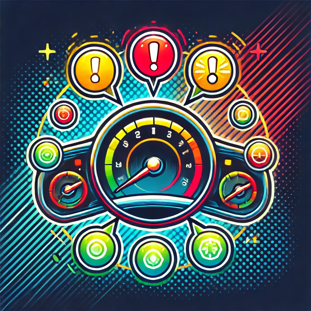 자동차 경고등 표시