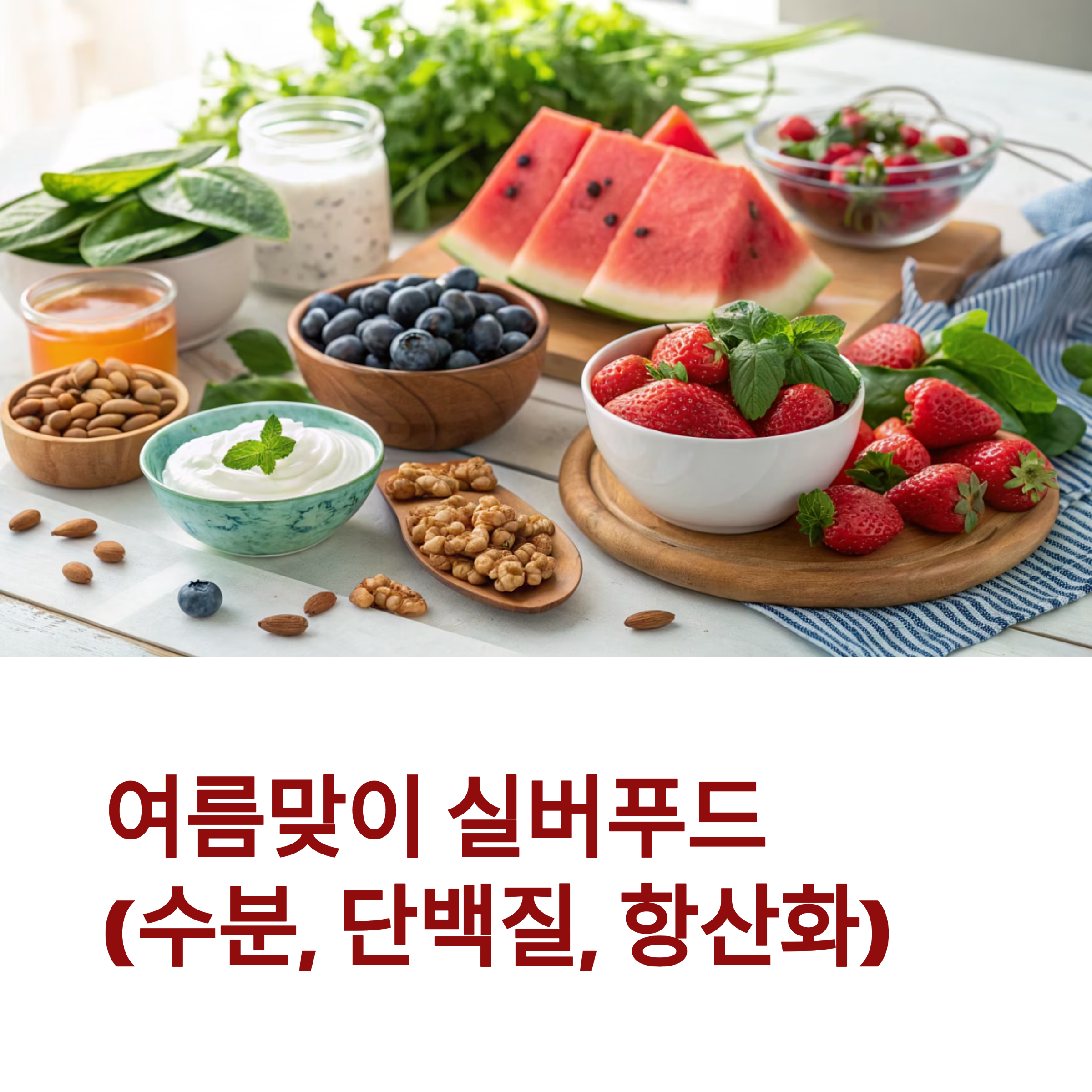 여름맞이 실버푸드