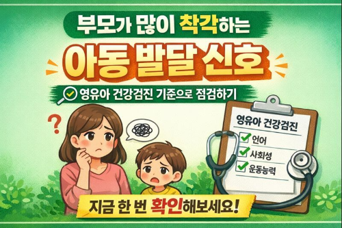 부모가 가장 많이 착각하는 아동 발달 신호
