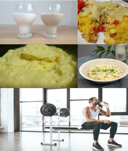 우유를 활용한 다양한 음식들