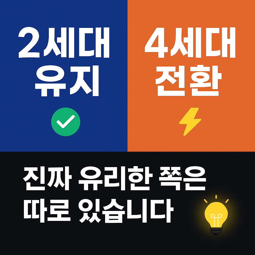 2세대 실비보험과 4세대 실비보험을 비교한 인포그래픽 이미지