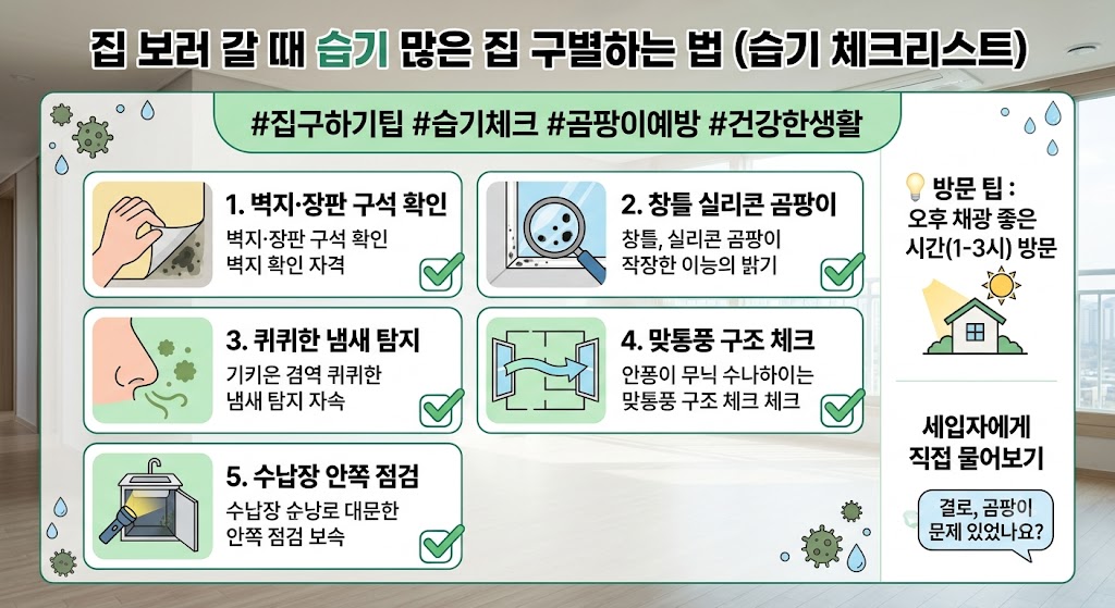 습기많은집 구별하는법